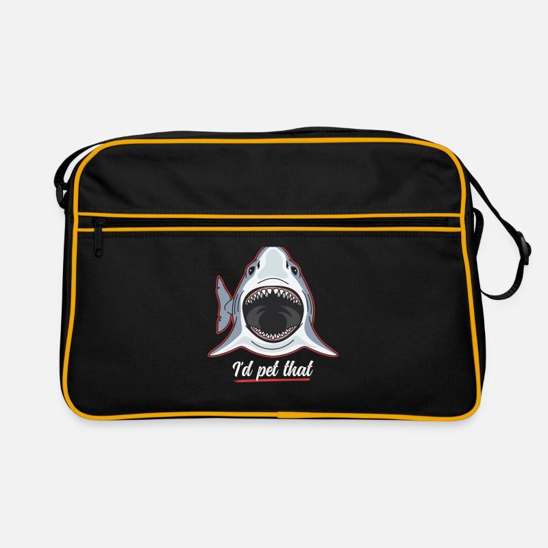 Sharks Sharks Great White Shark Shark Gift Retro Bag