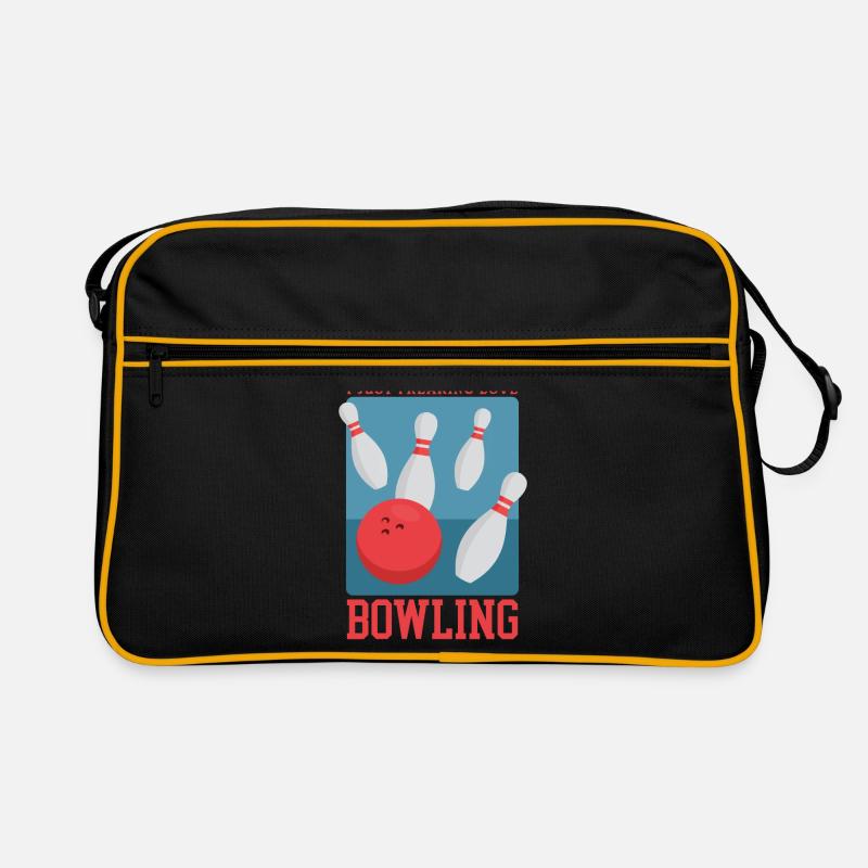 Bowling Player Bowling Player Bowling Gift Retro Bag