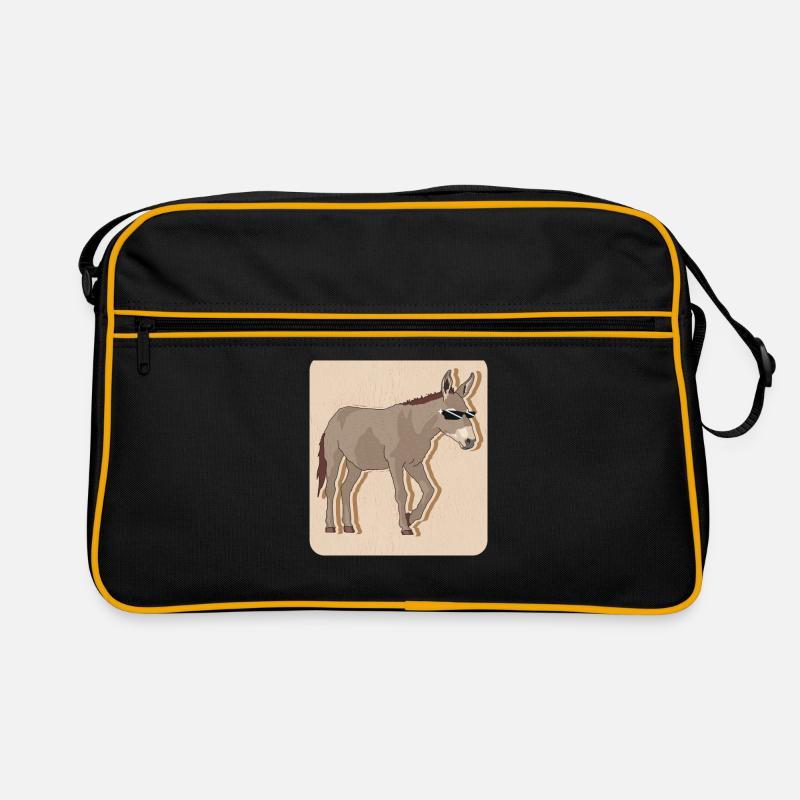 Âne propriétaire âne âne amoureux cadeau d’âne Sac Retro