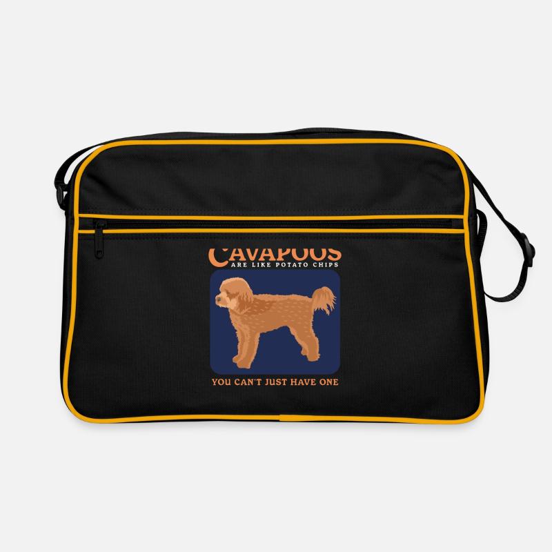 Cavapoo Dogs Cavoodle Dog Owner Gift Retro Bag