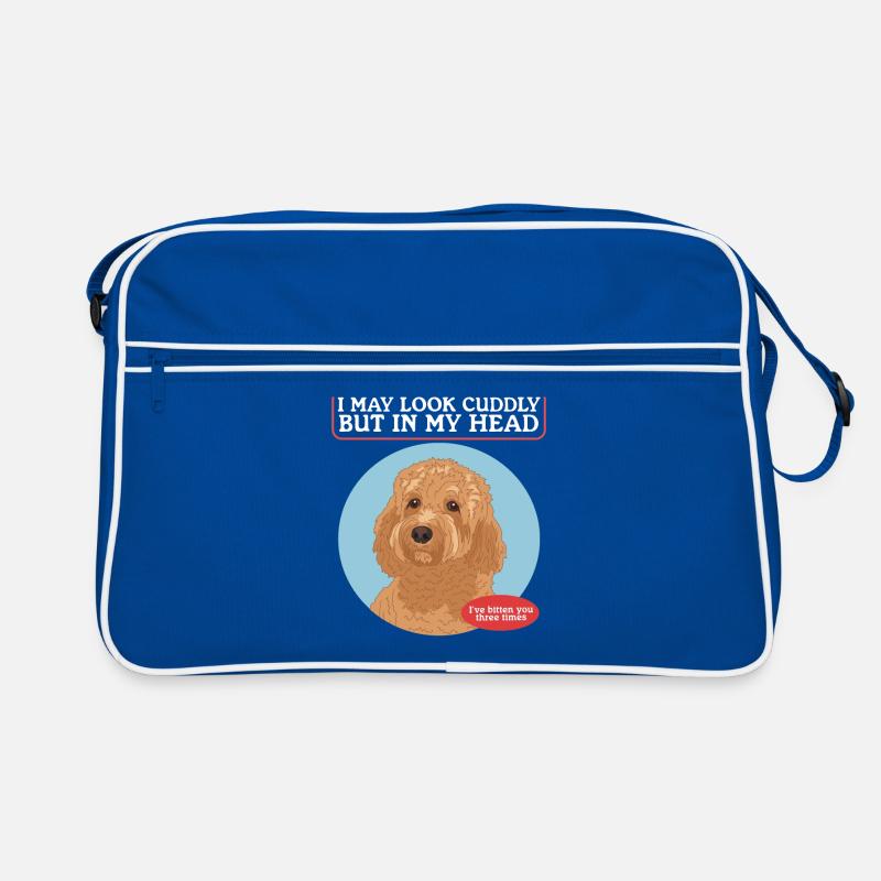 Cavapoo Hund | Cavoodle Hundebesitzer Geschenk Retro Tasche
