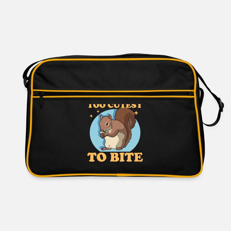 Süßes Eichhörnchen Grauhörnchen Hörnchen Geschenk Retro Tasche