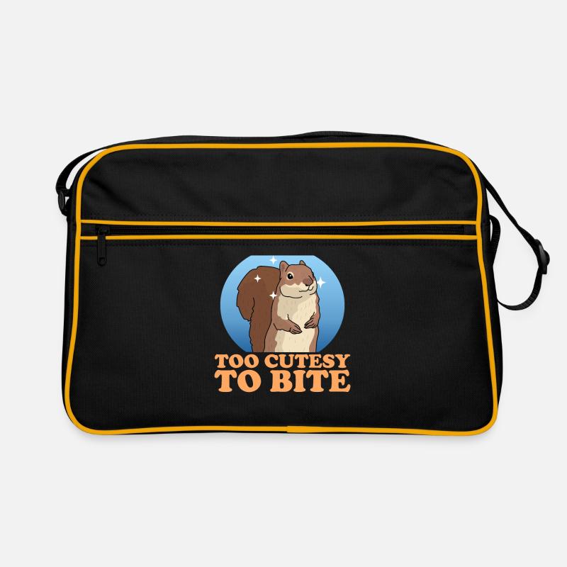 Süßes Eichhörnchen Hörnchen Geschenk Retro Tasche