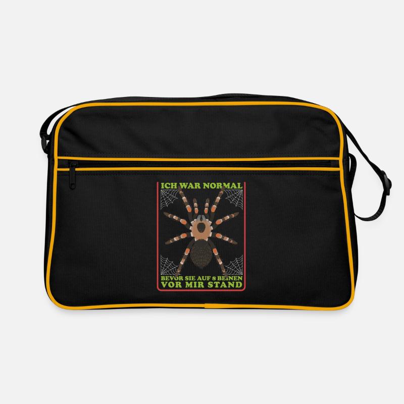 Tarantula on 8 legs tarantulas gift Retro Bag