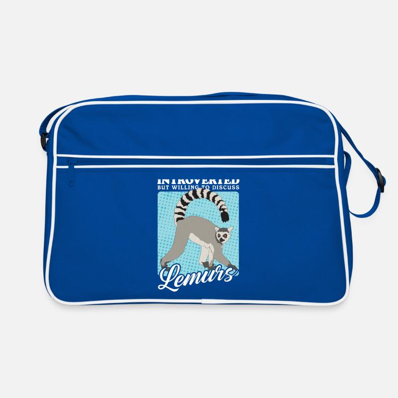 Lemur Ring-tailed lemur ringtail lemurs gift Retro Bag