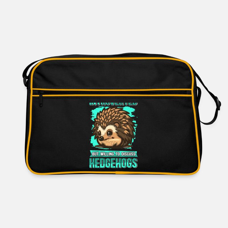 Hedgehog Hedgehog Lovers Cute Hedgehog Gift Retro Bag