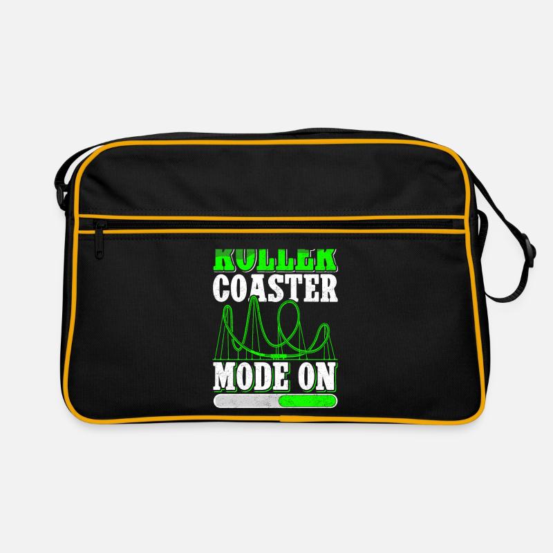 Achterbahn Roller Coaster Rollercoaster Geschenk Retro Tasche