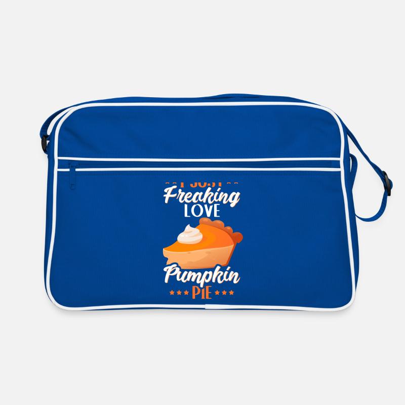 Pumpkin Pie Amerikanischer Kürbiskuchen Geschenk Retro Tasche
