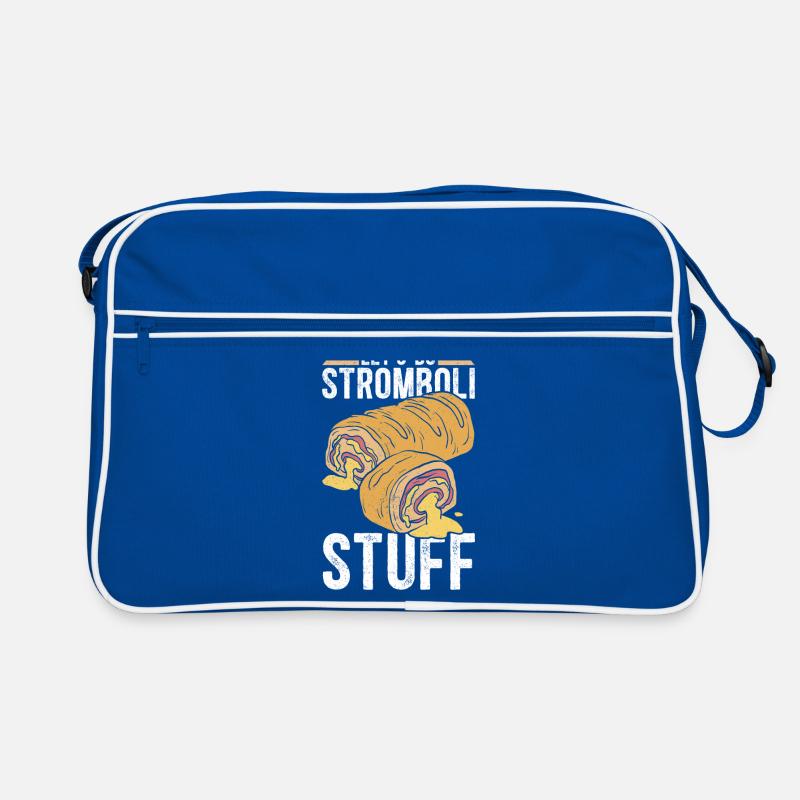 Stromboli Pizza Calzone Strombolis Geschenk Retro Tasche