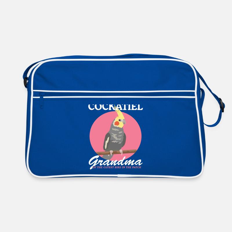 Nymphensittich Oma Vogel Vogelbesitzer Geschenk Retro Tasche