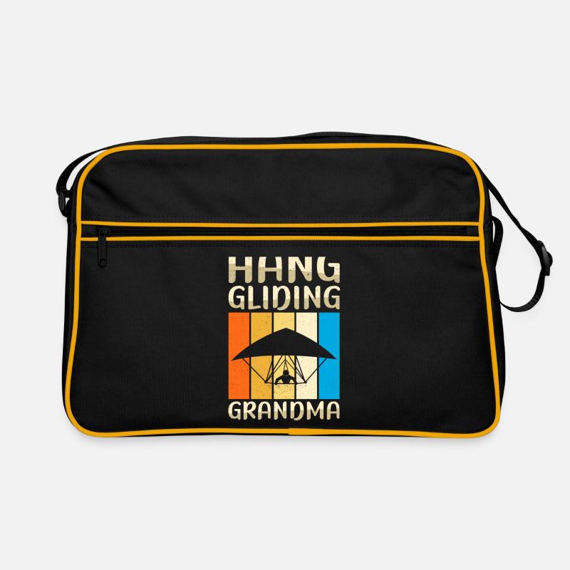 Hang Gliding Granny Hang Glider Gift Retro Bag
