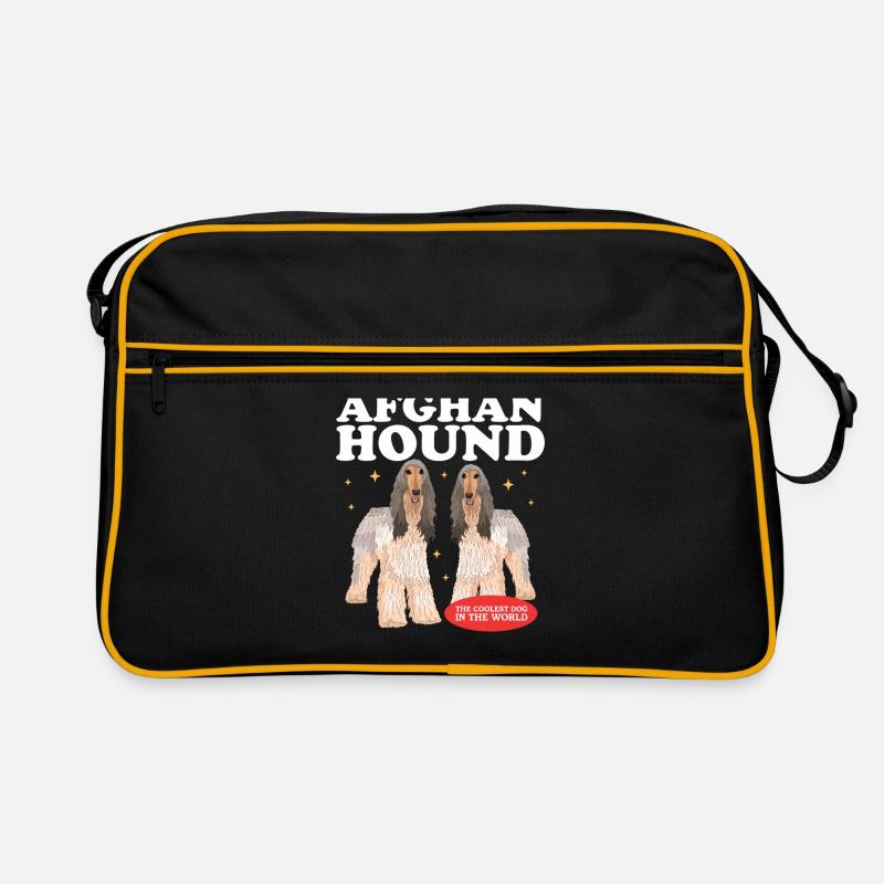 Afghan Hound Dog Owner Gift Retro Bag