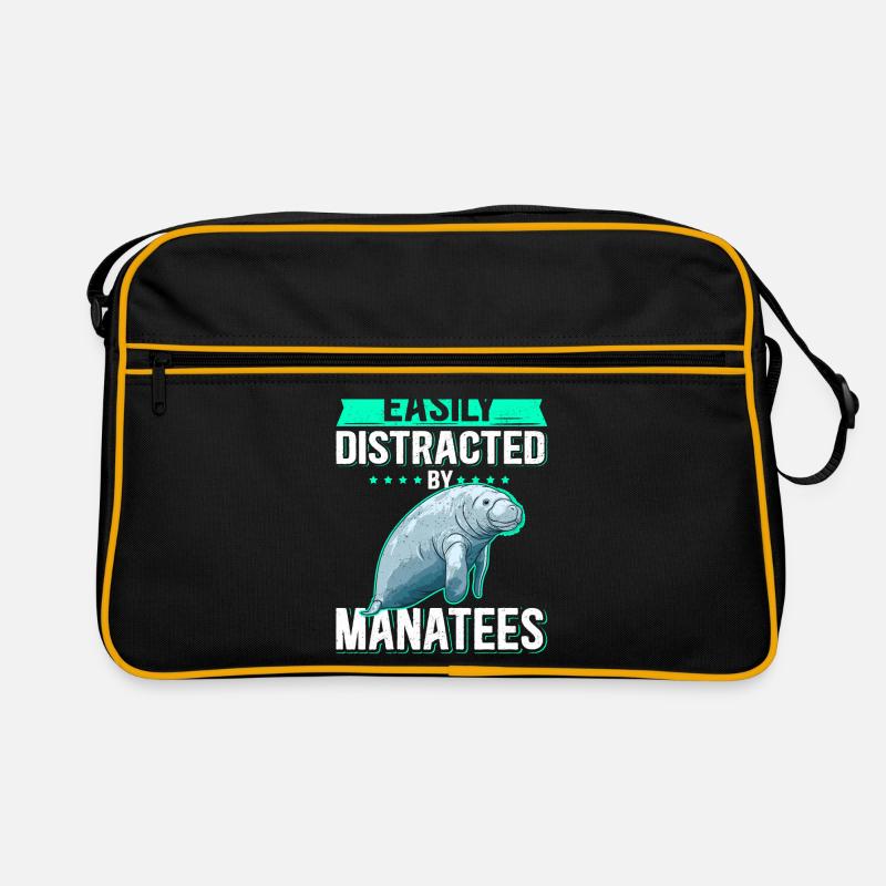 Manatee Manatee Manatee Manatee Manatee Gift Retro Bag