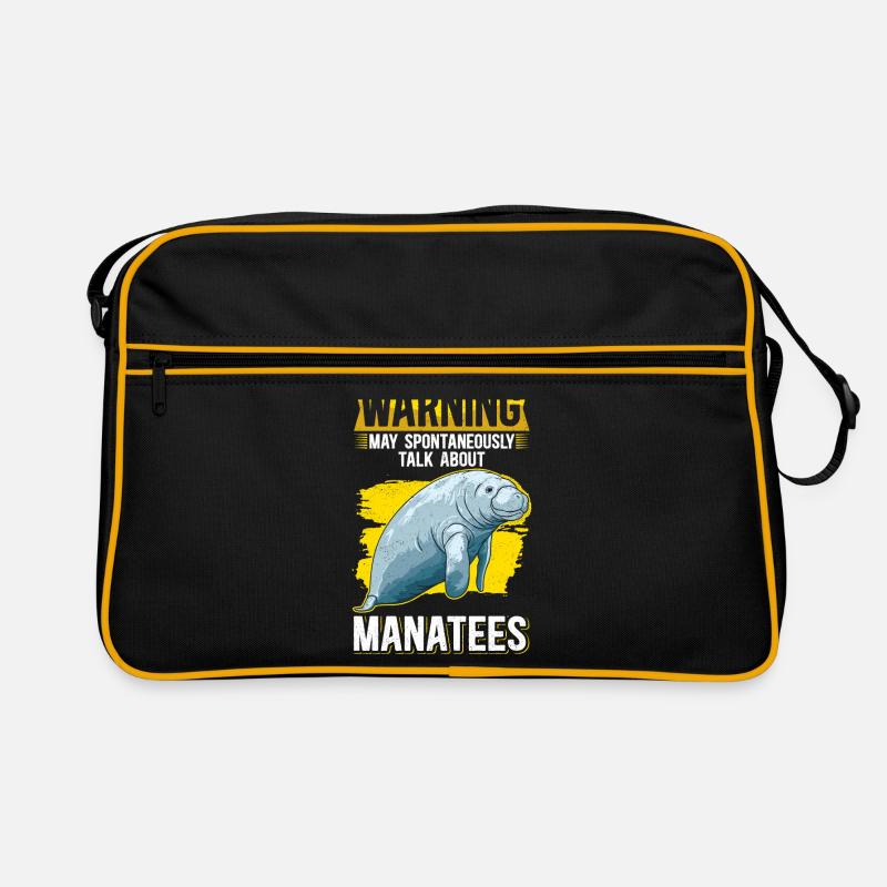 Manatee Manatee Manatee Manatee Gift Retro Bag