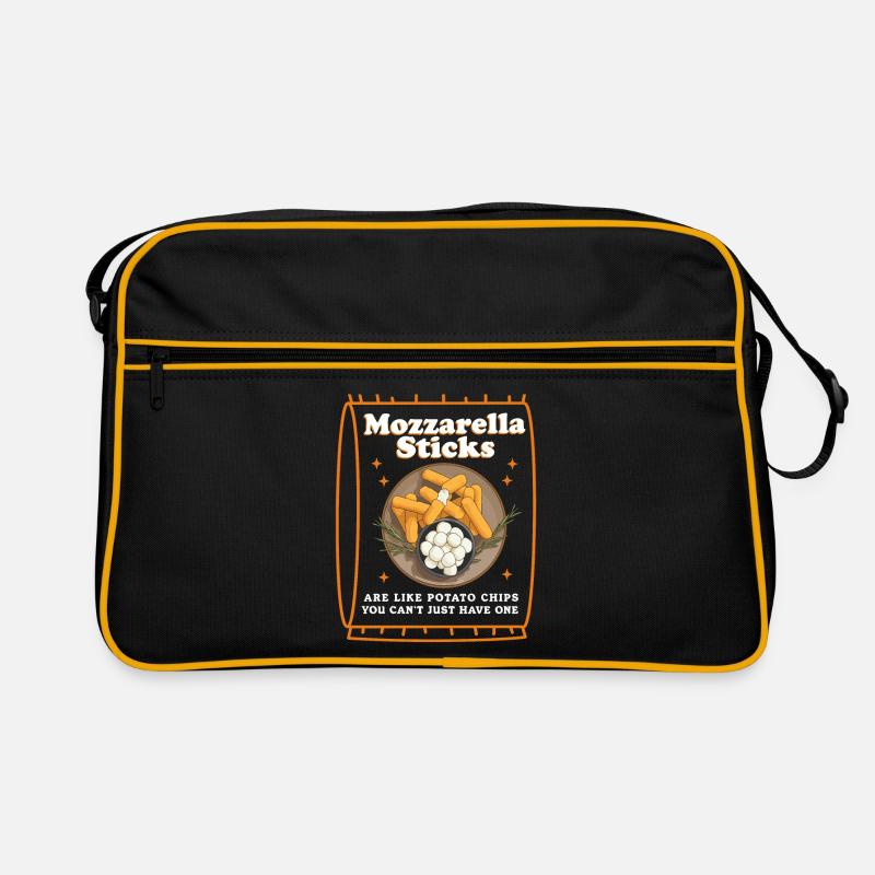 Mozzarella-Sticks Mozzarella Sticks Geschenk Retro Tasche