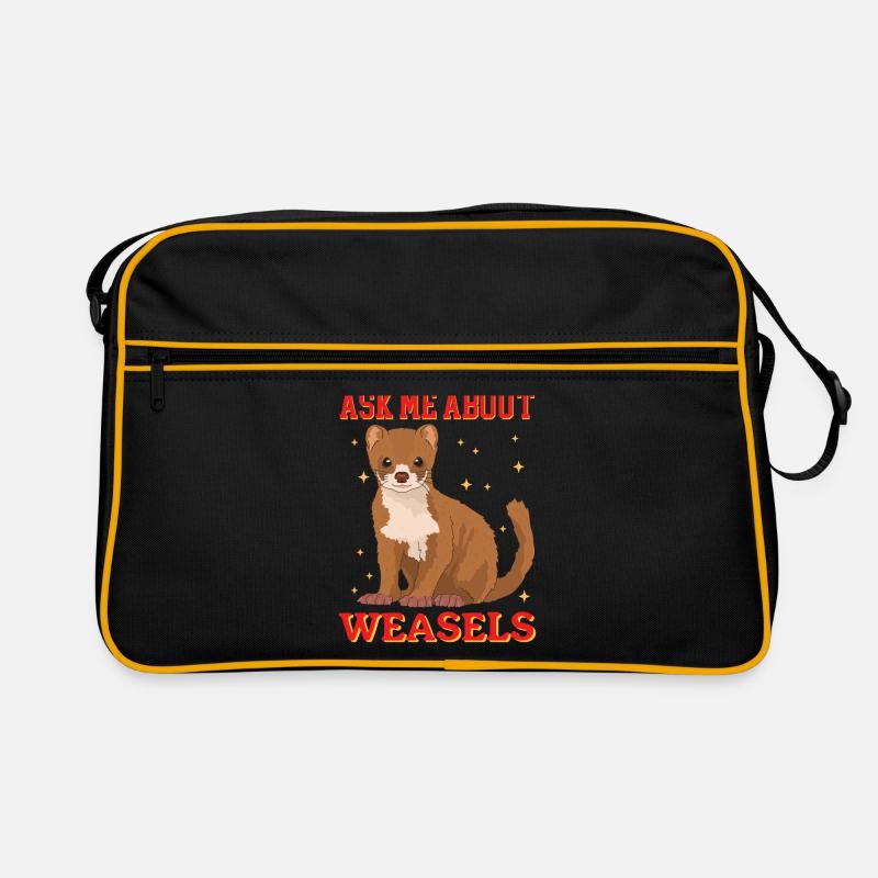 Weasel Mouse Weasel Hermännchen Gift Retro Bag