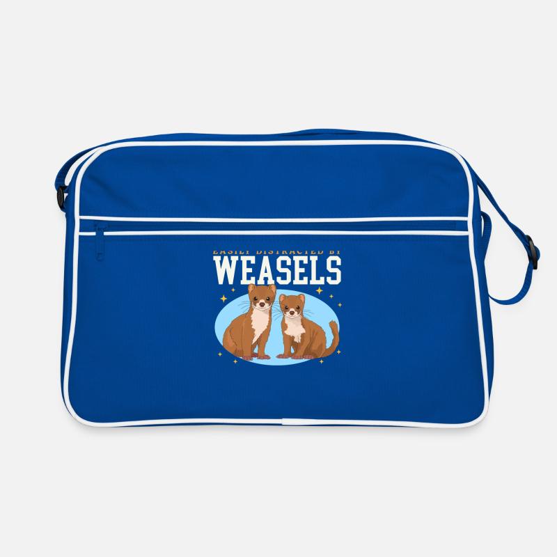 Weasel Hermännchen Dwarf Weasel Gift Retro Bag