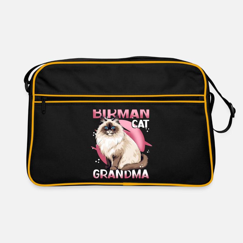 Birma Katzen Oma Birmakatze Birmchen Geschenk Retro Tasche