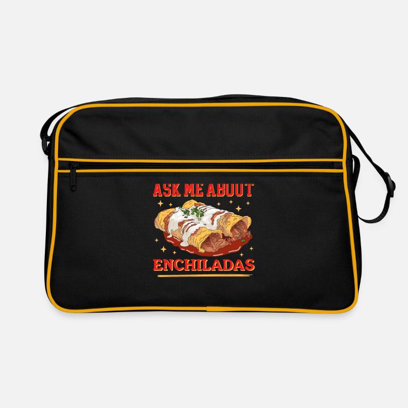 Enchilada mexikanische Enchiladas Geschenk Retro Tasche