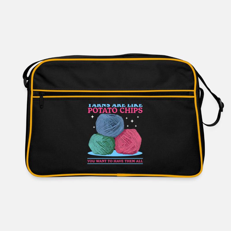 Crochet Crochet | Crochet yarn crochet gift Retro Bag