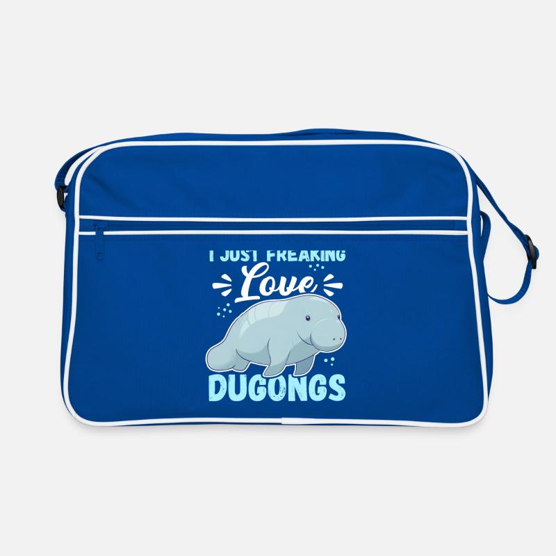 Dugong cochons lamantin à queue fourchue cadeau Sac Retro