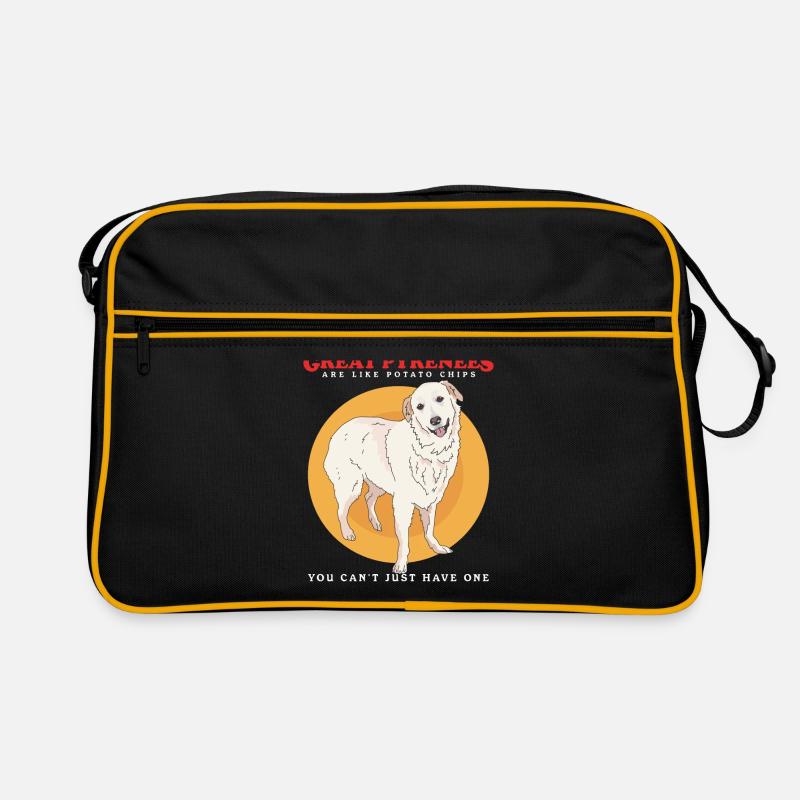 Pyrenäenberghund Hundebesitzer Hunde Geschenk Retro Tasche