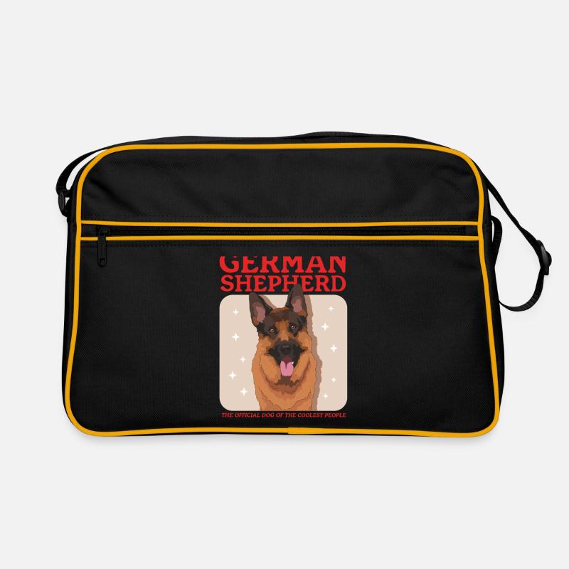 German Shepherds German Shepherd Gift Retro Bag