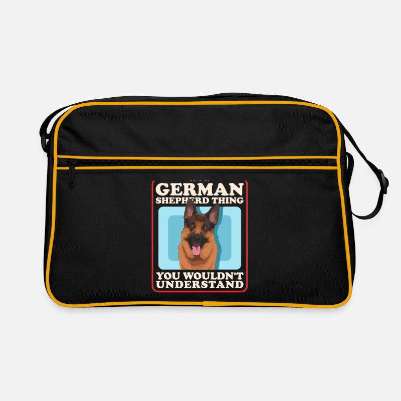 German Shepherds German Shepherd Gift Retro Bag