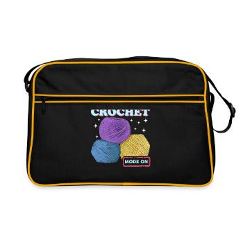 Crochet Crochet Cadeau - Sac Retro - noir/or - Devant