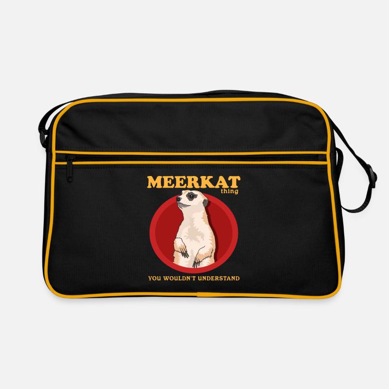 Suricate drôle suricate cadeau Sac Retro