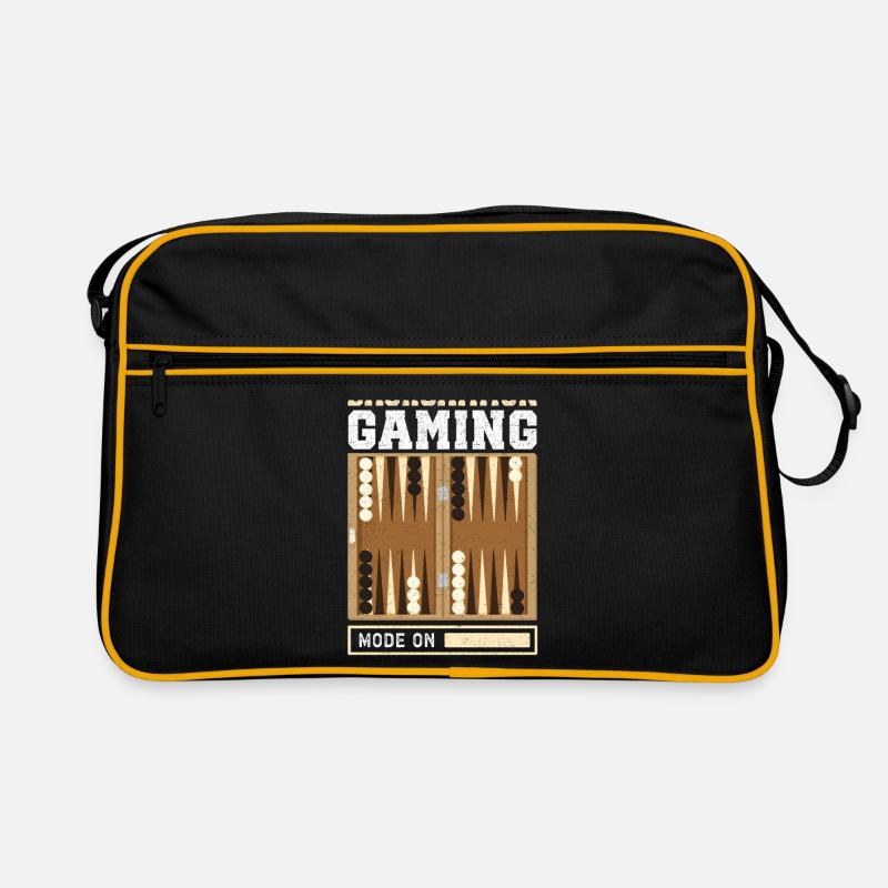 Jeu de société de backgammon Cadeau de joueur de backgammon Sac Retro