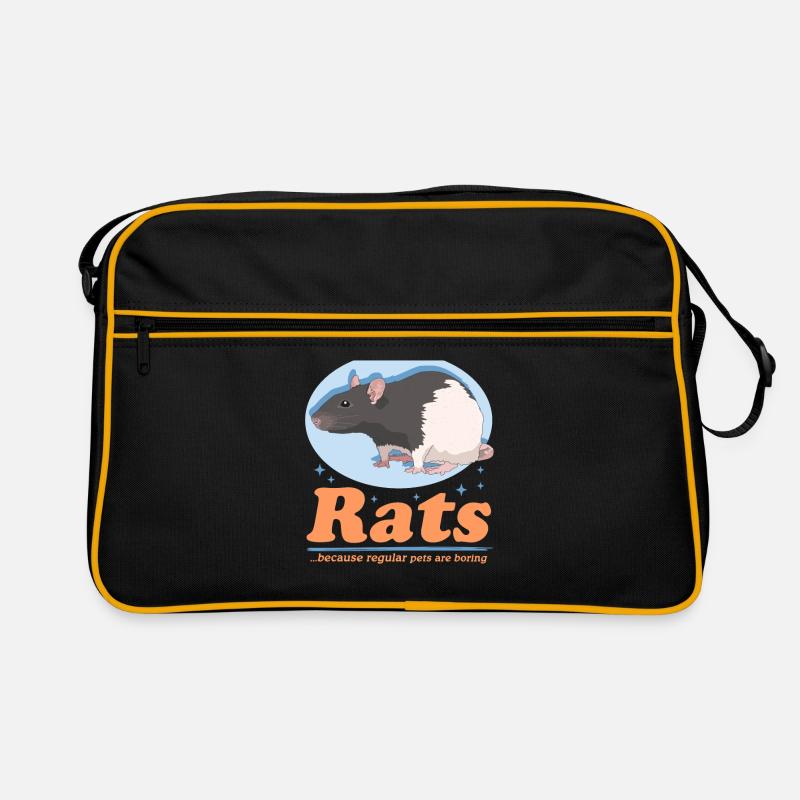 Rat Owner Rat Gift Retro Bag