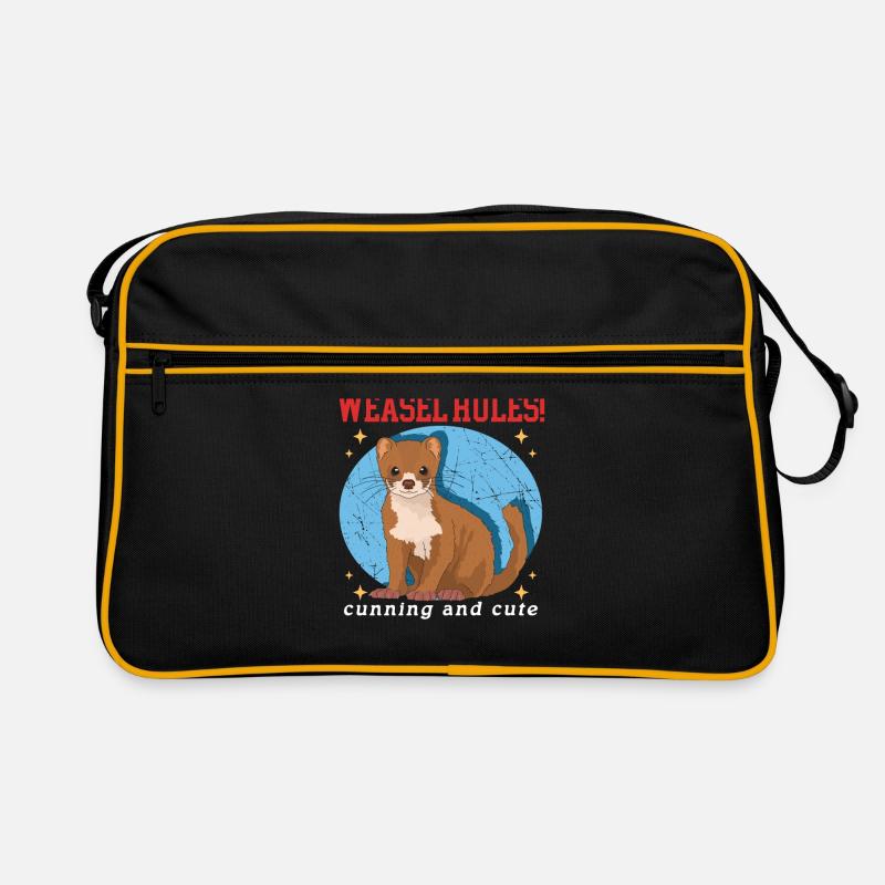 Belette souris belette Hermännchen cadeau Sac Retro