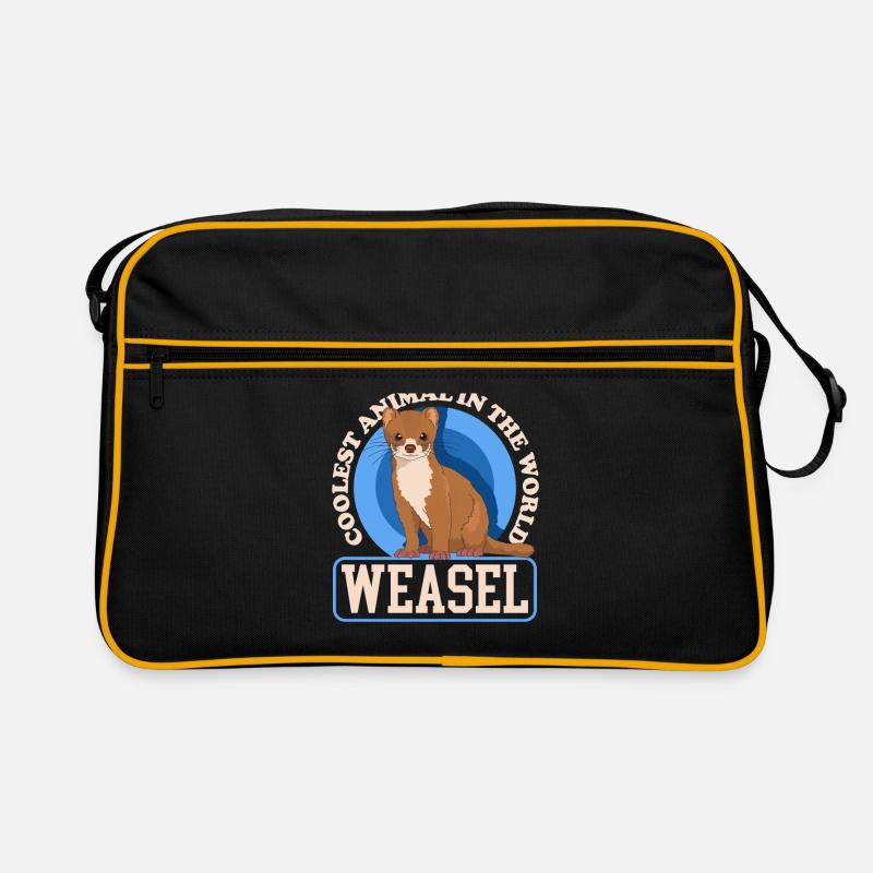 Weasel Mouse Weasel Hermännchen Gift Retro Bag