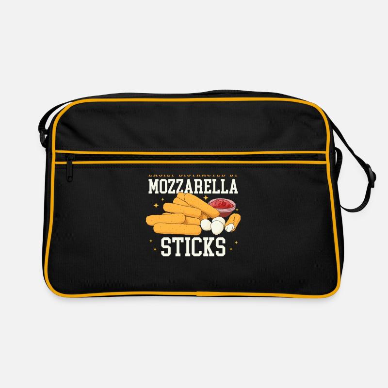 Mozzarella Sticks Cheese Cheese Lover Gift Retro Bag