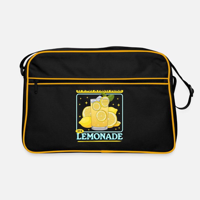 Limonade citron effervescent limonade cadeau Sac Retro