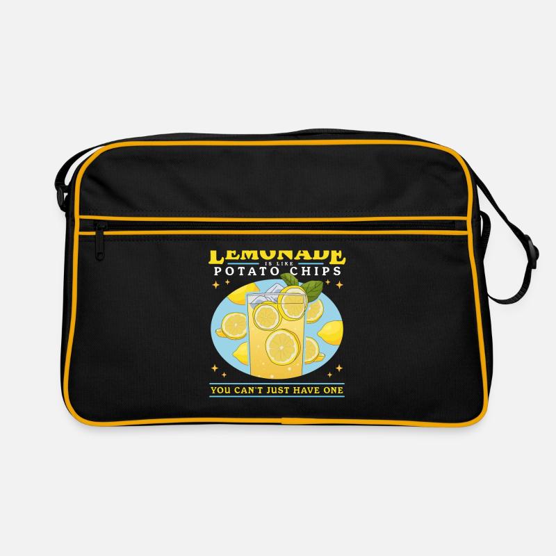 Limonade Brause Zitronen-Limonade Geschenk Retro Tasche