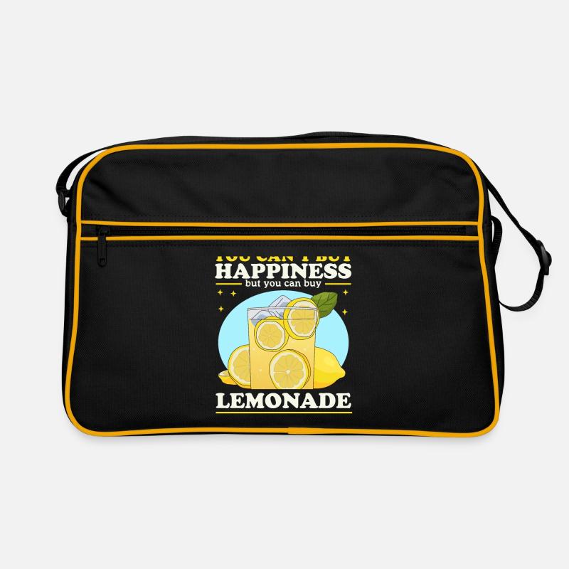 Douche de limonade | Cadeau de limonade au citron Sac Retro