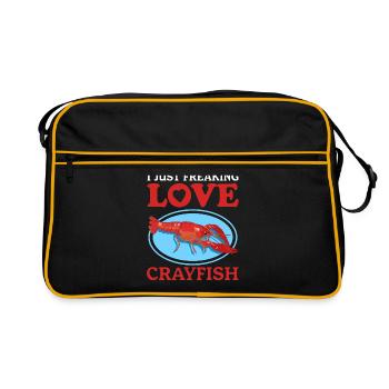 Crayfish Noble Crayfish Seafood Gift - Retro Bag - black/gold - Front