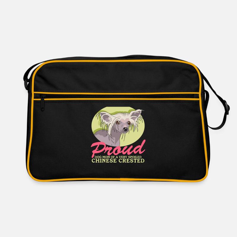 Chinese Crested Mom Crested Dog Gift Retro Bag