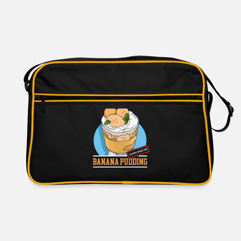 Bananenpudding Bananen Pudding Geschenk Retro Tasche