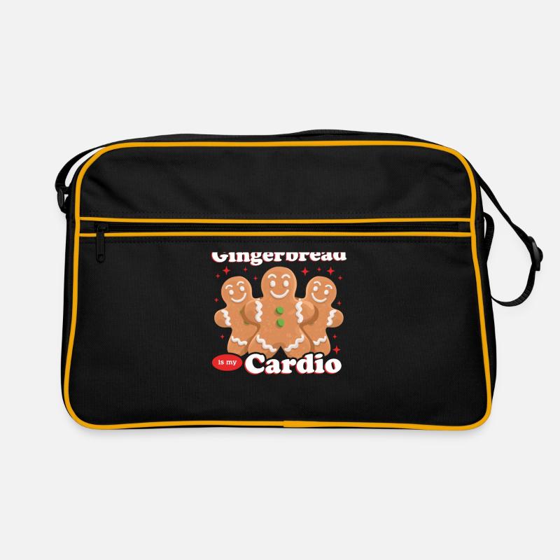 Lebkuchen Lebkuchenmann Lebkuchenmänner Geschenk Retro Tasche