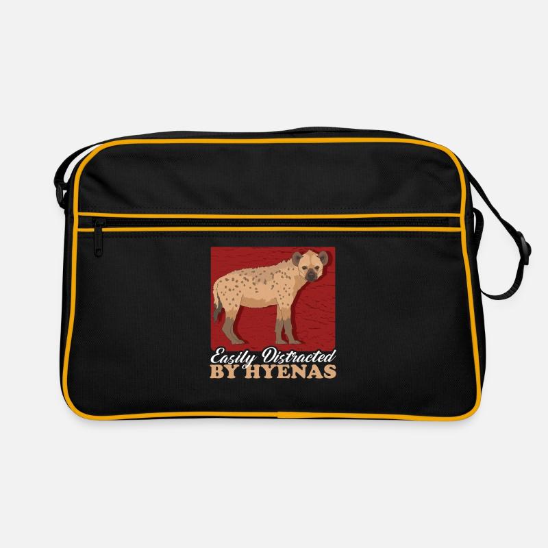 Hyäne Tüpfelhyäne Hyänen Geschenk Retro Tasche