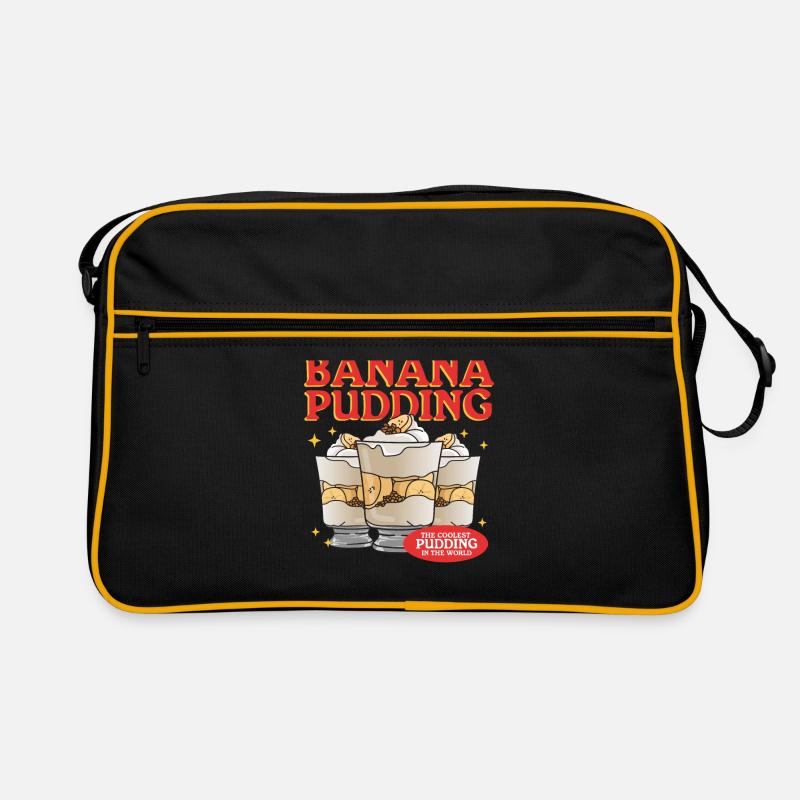 Bananenpudding Bananen-Pudding Geschenk Retro Tasche