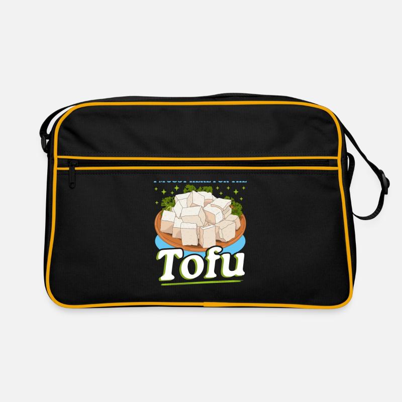 Tofu Bean Curd Vegan Bean Cheese Gift Retro Bag