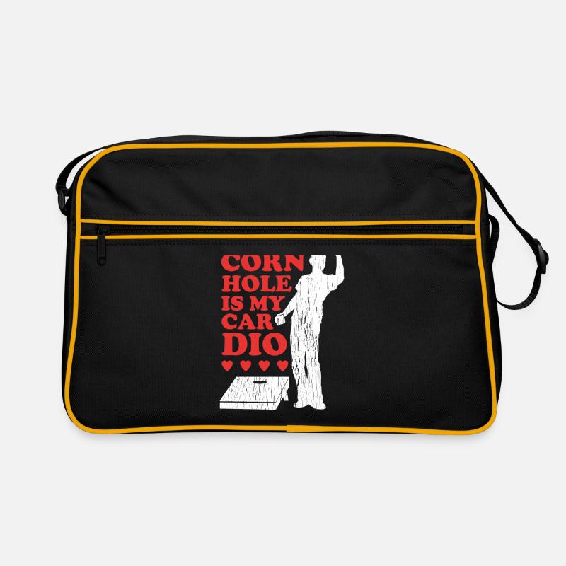 Cornhole Player Bean Bag Blind Hole Cadeau Sac Retro