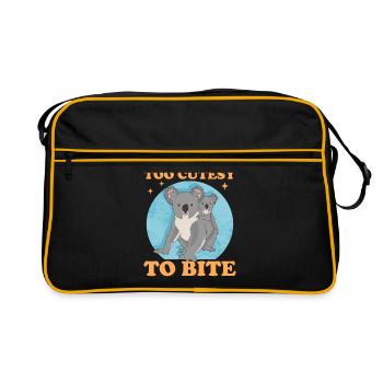 Koala Koala Bear Koala Bear Koala Bear Cadeau - Sac Retro - noir/or - Devant