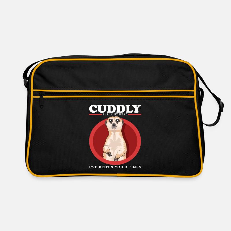 Suricate Drôle Cadeau de Suricate Sac Retro