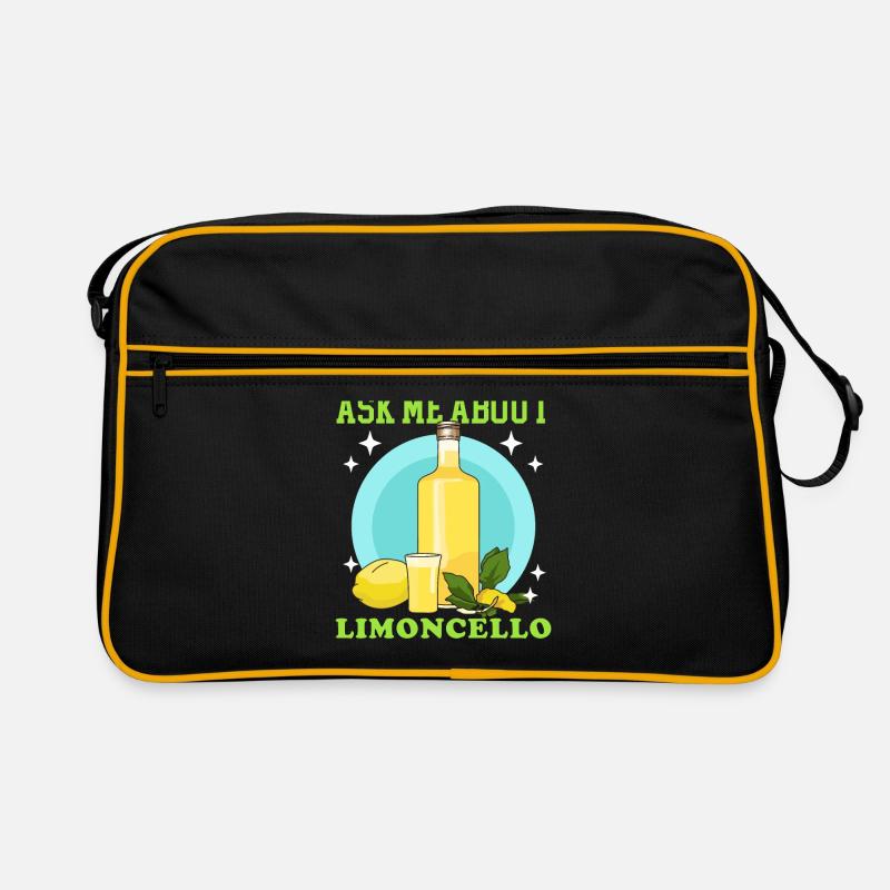 Liqueur de limoncello de citrons cadeau Sac Retro