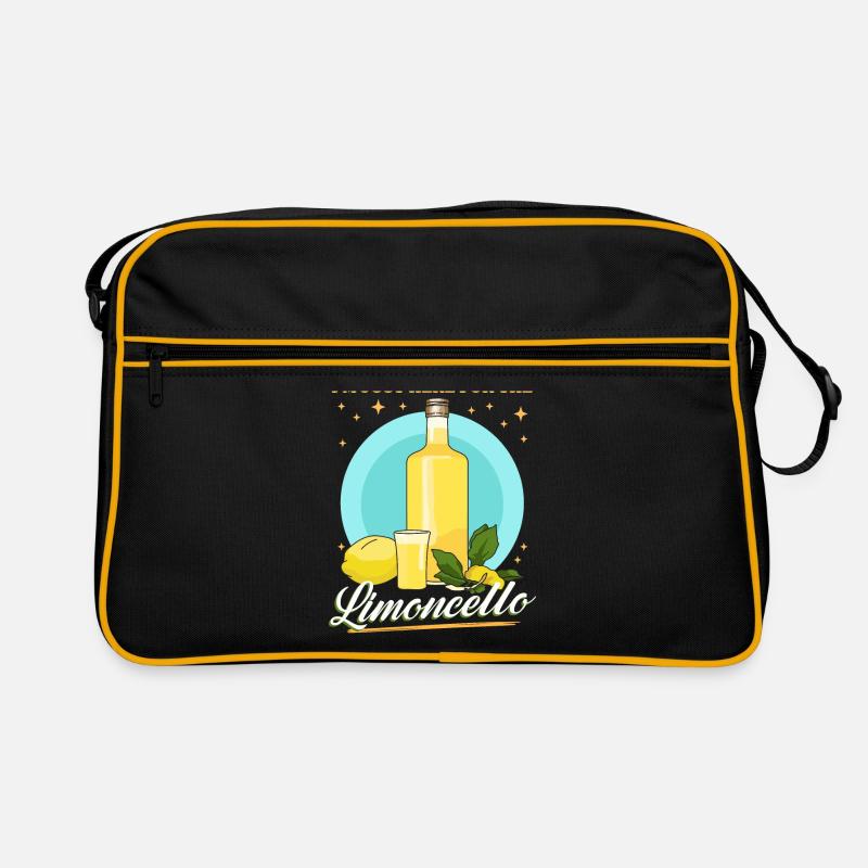 Limoncello Lemon Liqueur Gift Retro Bag